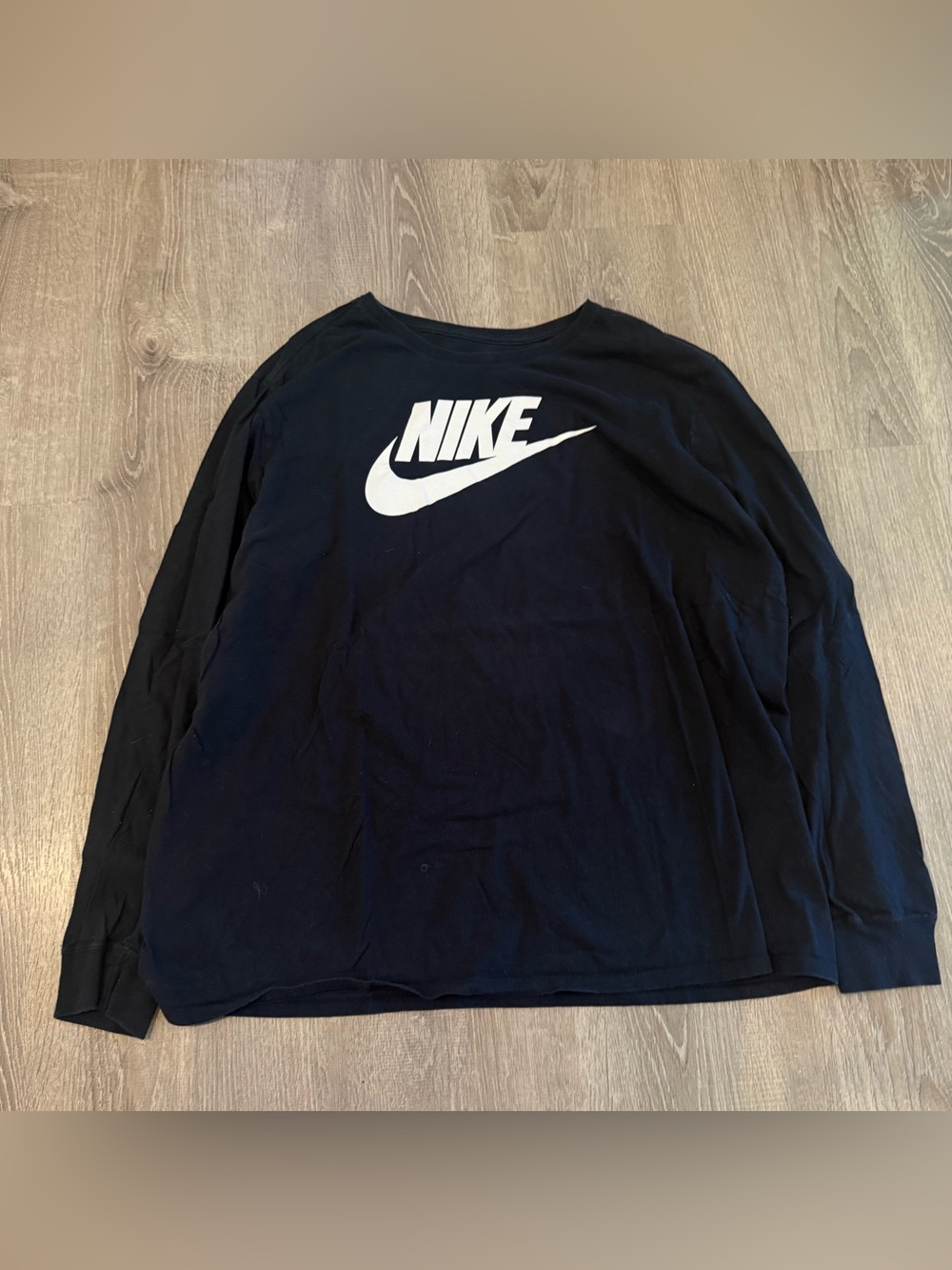 Nike The Nike Tee Black Long Sleeve T Shirt Size XXL